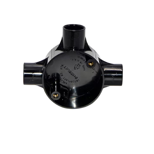 Decoduct PVC Electrical Junction Box - 3 Way