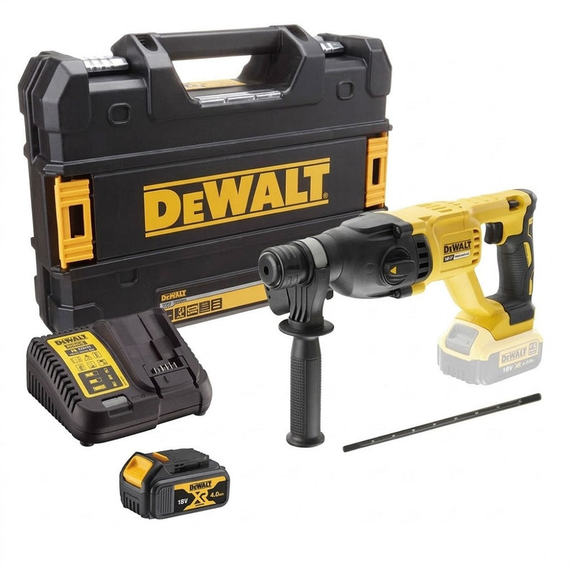 Dewalt 18V Cordless 26mm SDS-Plus Rotary Hammer Drill, 3.0kg, 3-Modes | DCH133M1EXP-GB