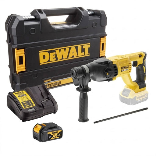 Dewalt 18V Cordless 26mm SDS-Plus Rotary Hammer Drill, 3.0kg, 3-Modes | DCH133M1EXP-GB