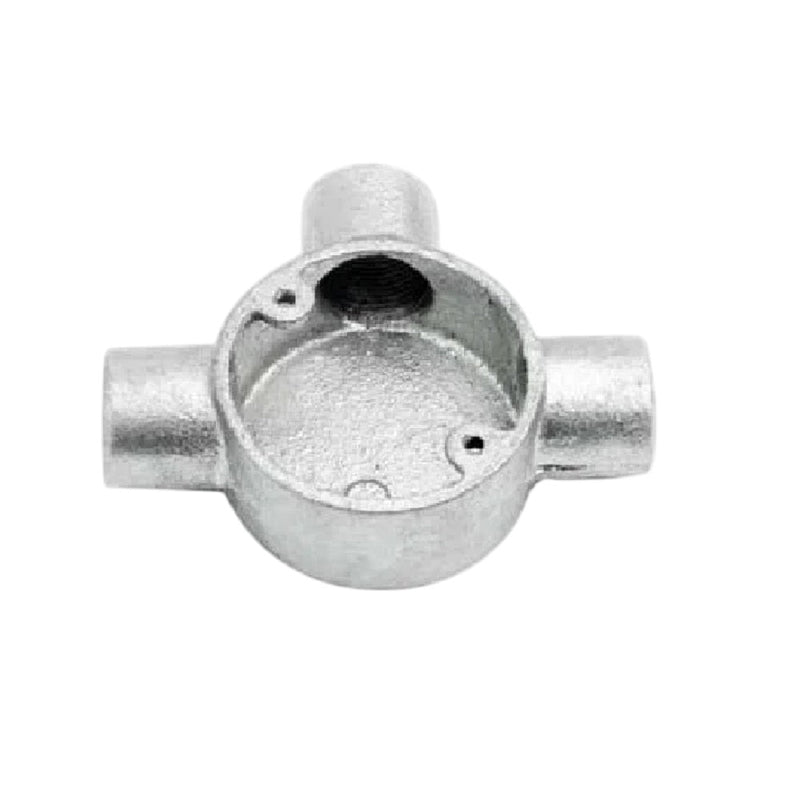 GI Junction Box 3 Way Tee