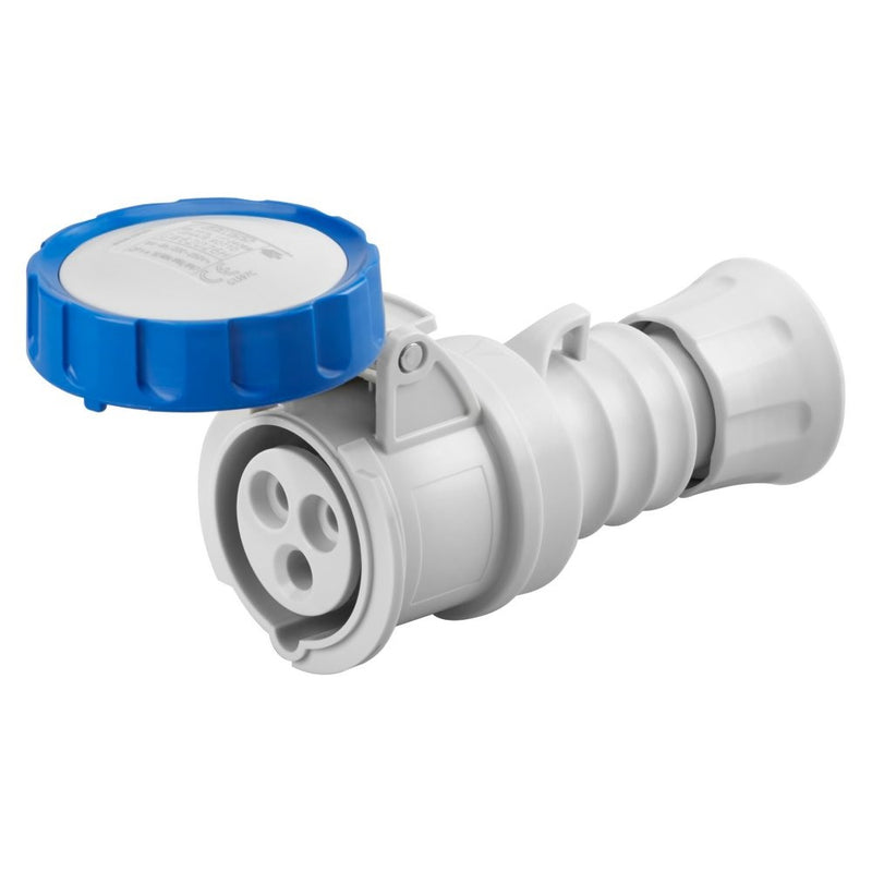 Gewiss Industrial Socket 16A 3Pin 230V IP7 | Female Mobile Socket 