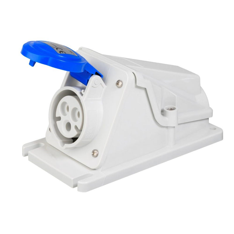 Gewiss Industrial Socket 16A 3Pin 230V IP44 | Wall Mounted Socket