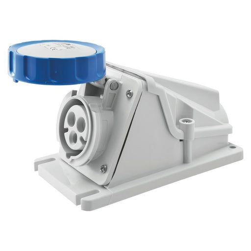 Gewiss Industrial Socket 16A 3Pin 230V IP67 | Wall Mounted Socket 