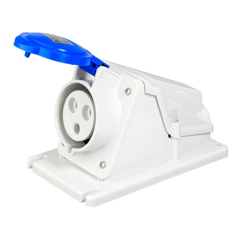 Gewiss Industrial Socket 32A 3Pin 230V IP44 | Wall Mounted Socket