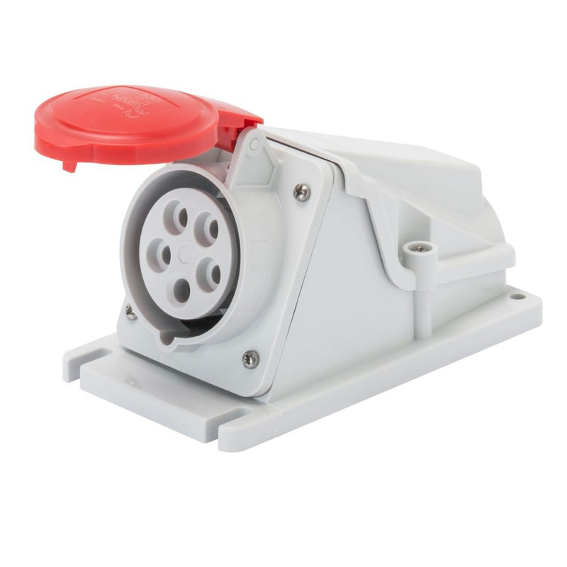 Gewiss Industrial Socket 32A 5Pin 415V IP44 | Wall Mounted Socket