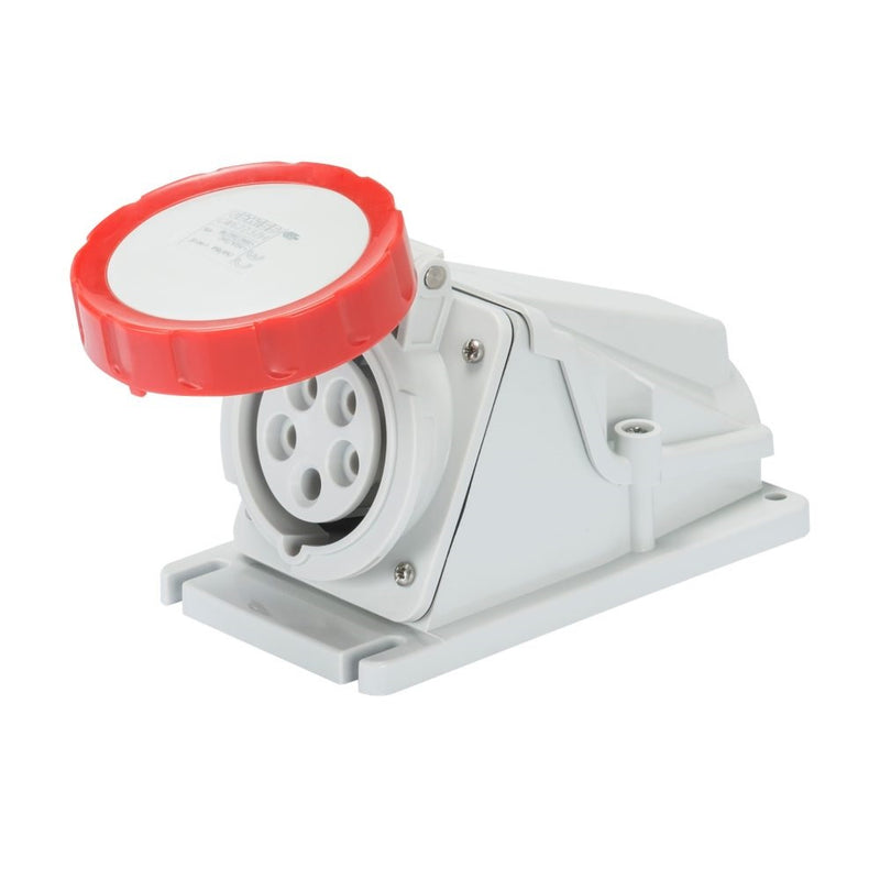 Gewiss Industrial Socket 32A 5Pin 415V IP67 | Wall Mounted Socket 