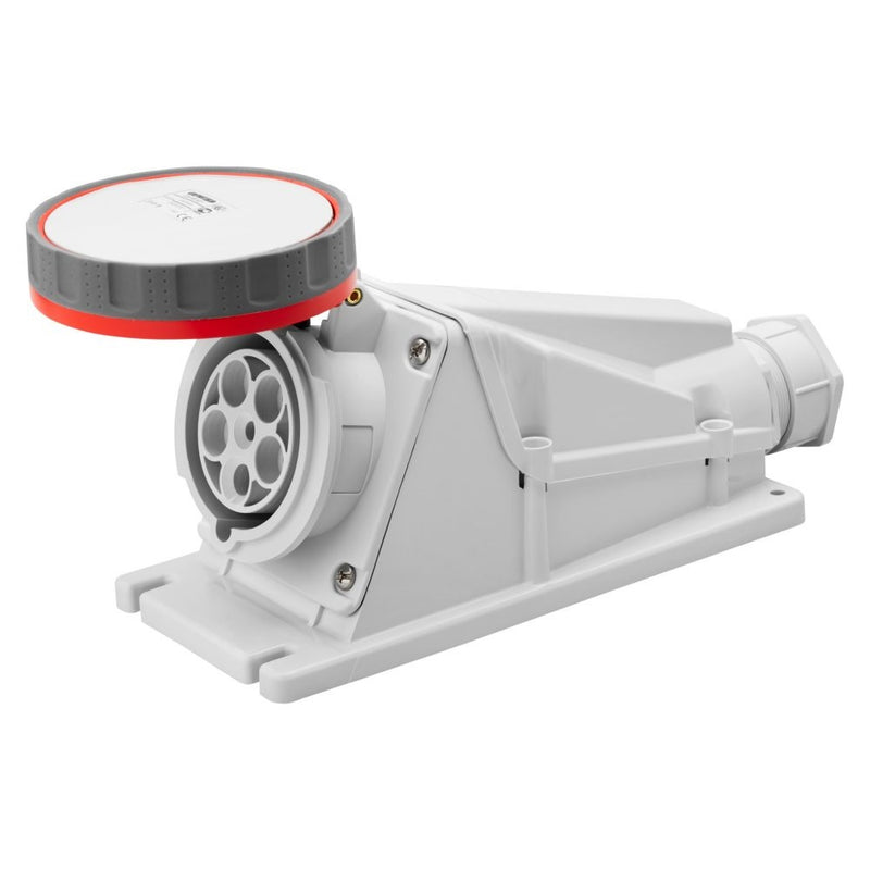 Gewiss Industrial Socket 63A 5Pin 415V IP67 | Wall Mounted Socket