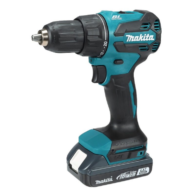 Makita Cordless Hammer Drill LXT 18V / 2.0Ah - DHP490WVE