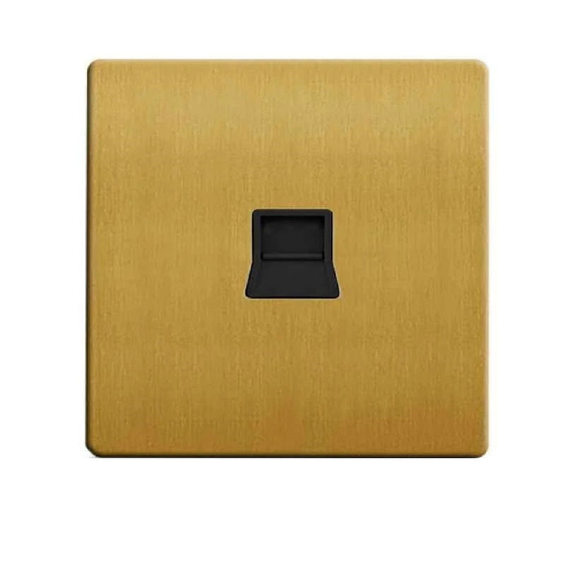 RR Vivan Metallic 1 Gang RJ45 Socket CAT6