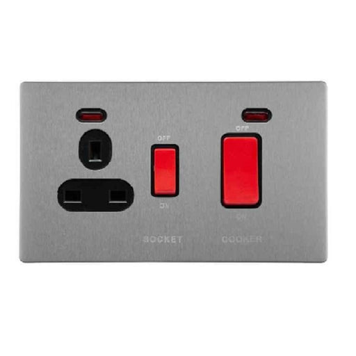 RR Vivan Metallic 45A DP Switch + 13A Socket