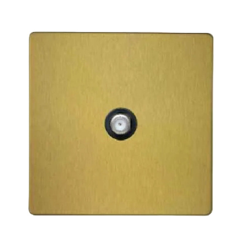 RR Vivan Metallic Satellite Socket Outlet