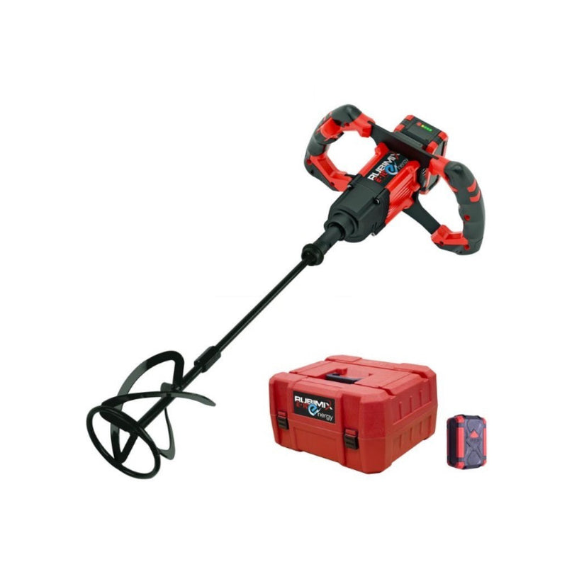 Rubi 18V Cordless Electric Paddle Mixer Brushless Motor 50-60HZ, Rubimic E-10 Energy - 26965
