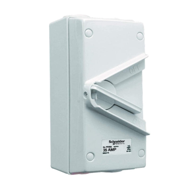 Schneider Isolator Kavacha  Single Pole IP66 W/P 