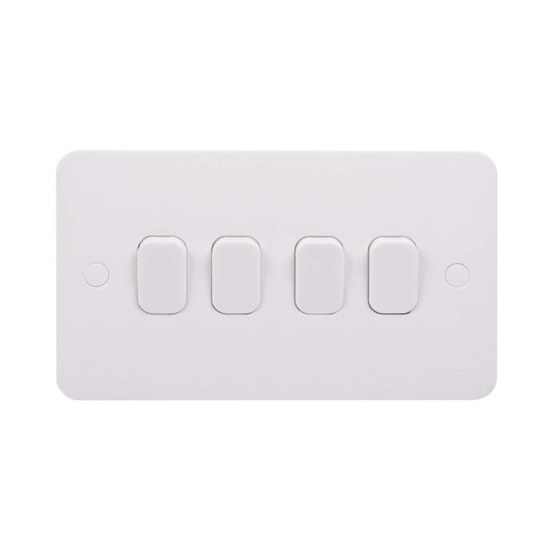 Schneider LISSE 4 Gang 2 Way Switch 
