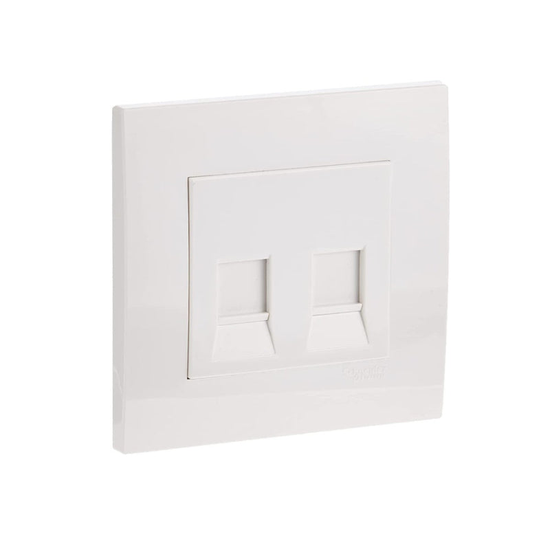 Schneider VIVACE Data Socket Blank 2 Gang