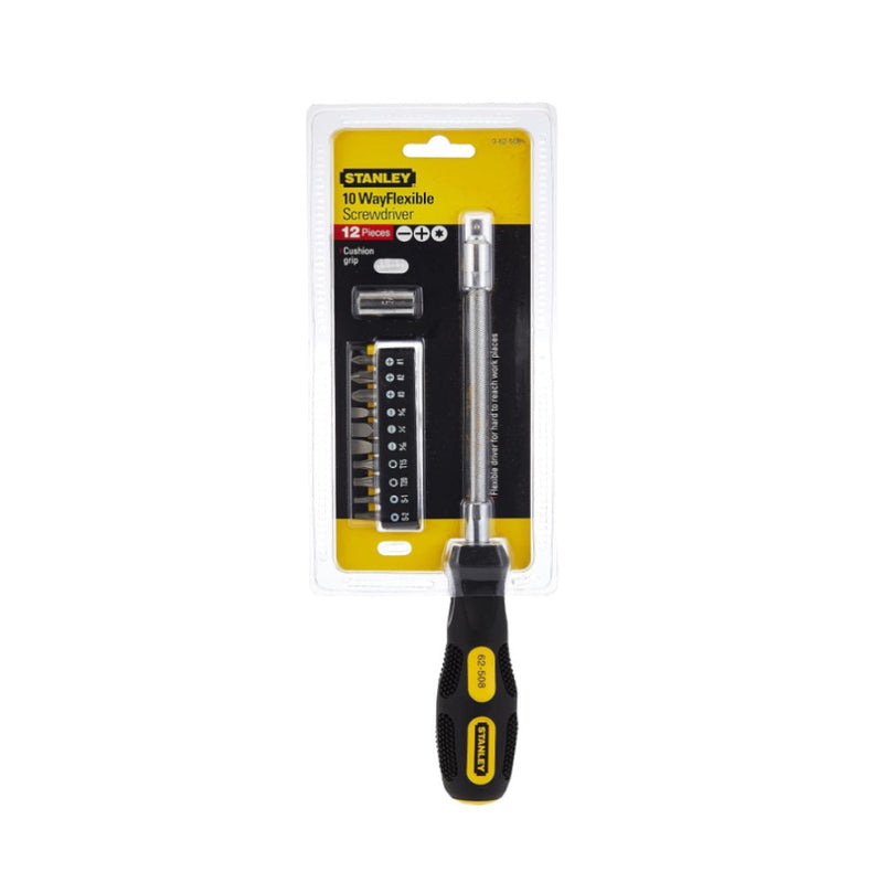 Stanley 10 Way Flexi Screwdriver Set   0 62 508