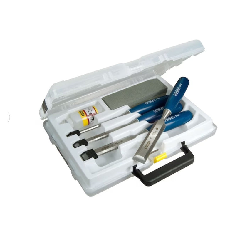 Stanley 5002 Wood Chisels Set (6p/set) + Accessories