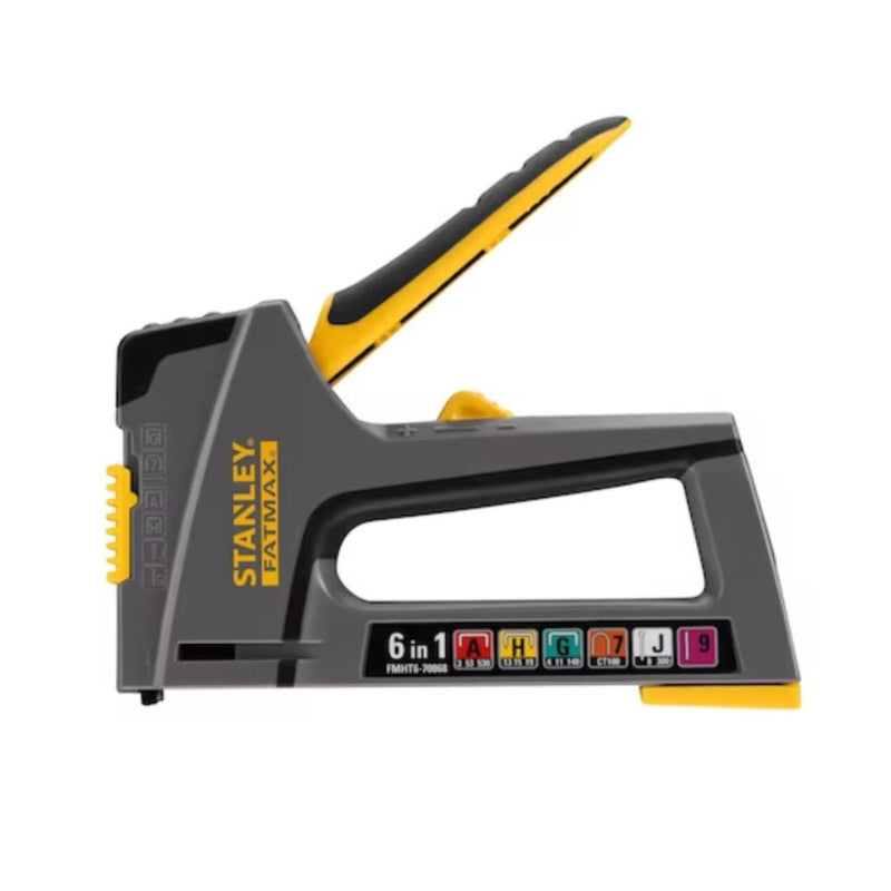 Stanley Fatmax 6 in 1 Multi Purpose Plastic Staple and Brad Nail Gun TR75   FMHT6 70868