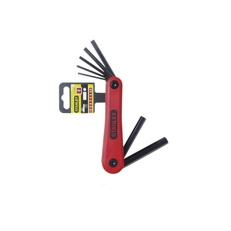 Stanley Folding Hex Keys 2.5   10 mm (7p/set)   4 69 292