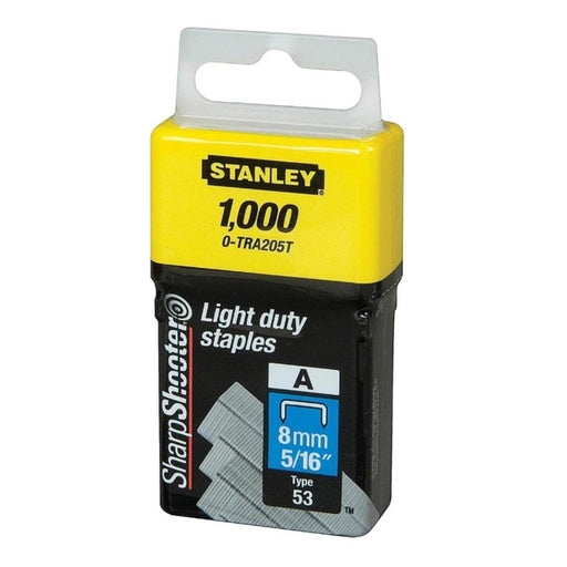 Stanley Light Duty Staples A Type