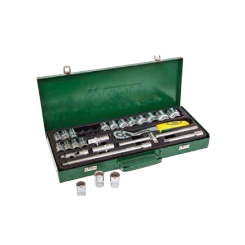 Uken Box Spanner / Socket Set 25Pcs 1/2" - 6 Point 