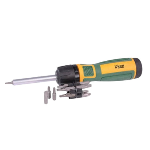 Uken Ratchet Screw Driver Set (12 in 1)