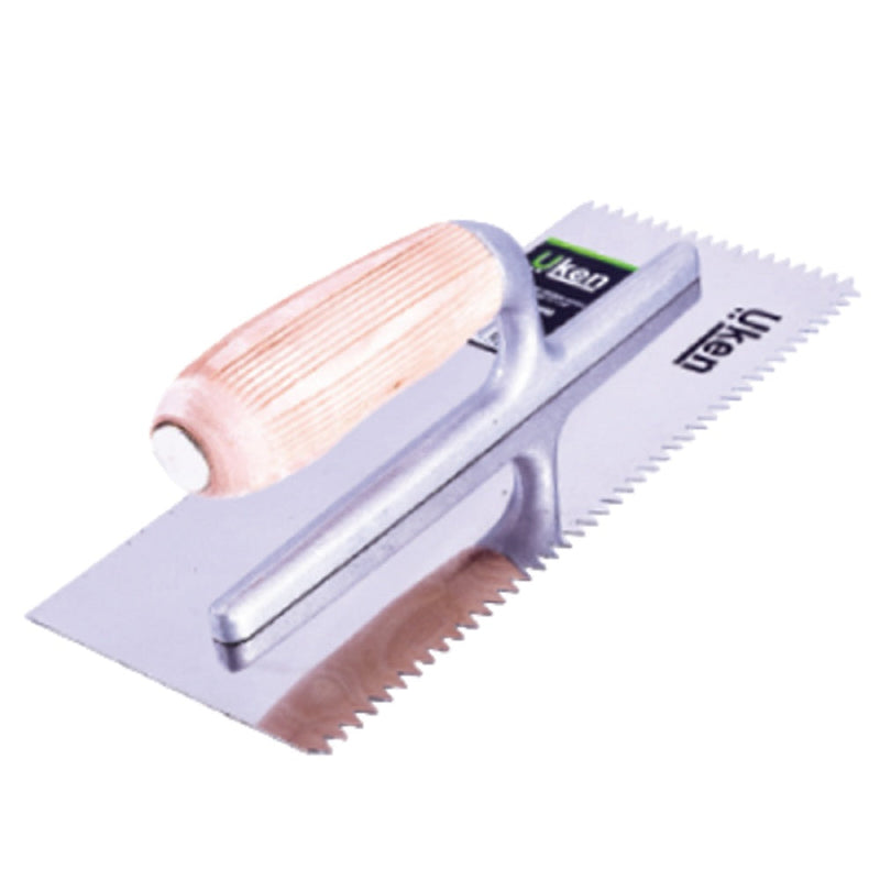 Uken Plastering Trowel Steel with Zigzag
