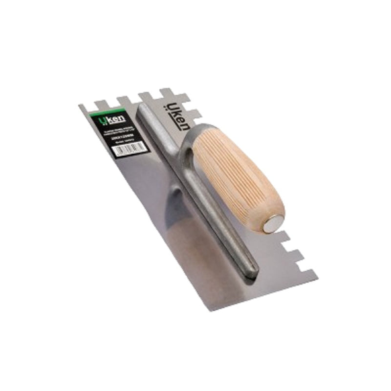 Uken Plastering Trowel Steel with Teeth