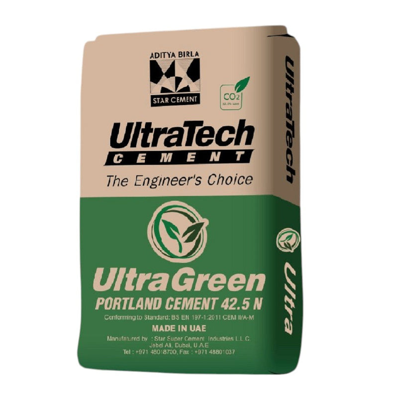 Ultratech Ultragreen Cement 42.5N - 50kg