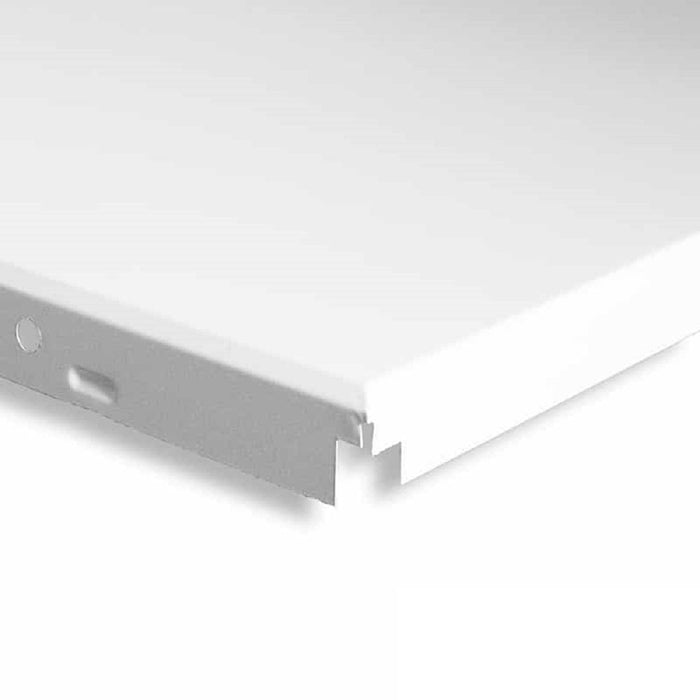 Aluminium Ceiling Tile CLIP-IN White Plain — Bulls Hardware LLC