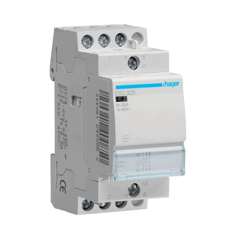 Contactor Hager ESC325 25A - 3Pole