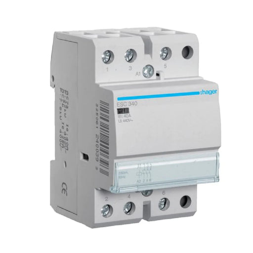 Contactor Hager ESC340 40A - 3Pole