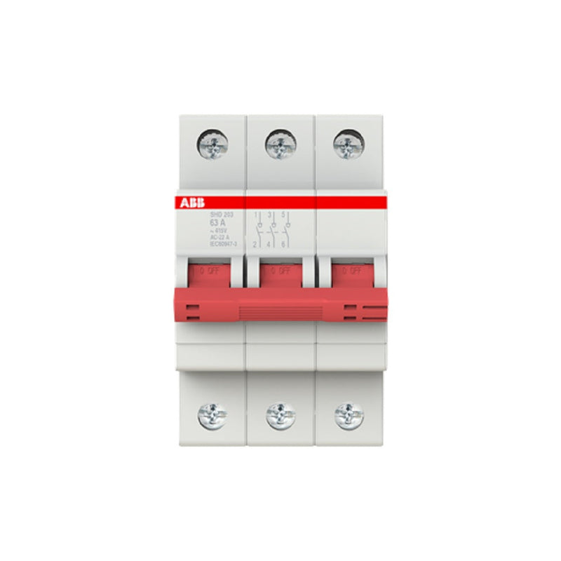 Isolator Switch Disconnector ABB RM 63A 3-Pole (SHD203/63)