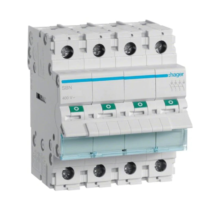 Isolator Switch Disconnector Hager RM 4Pole - 80A (SBN480N)