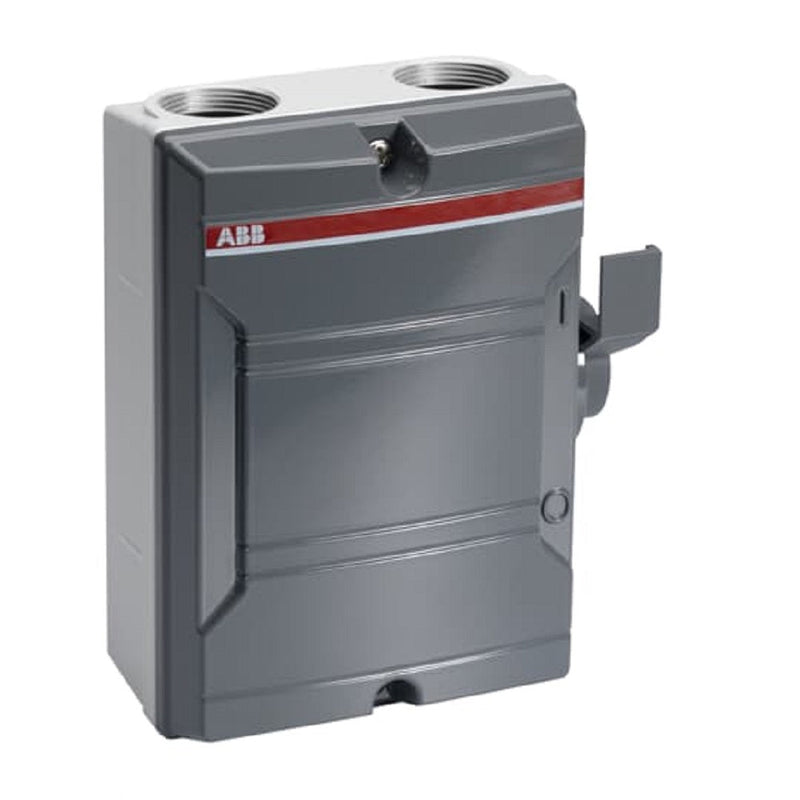 Isolator Switch Disconnector ABB Weather Proof Metal Body 40A 2-Pole (KSE240)