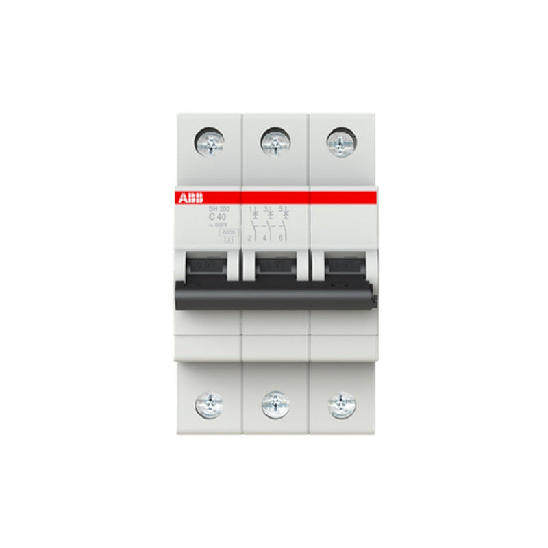 MCB Circuit Breaker ABB 6kA 3Pole - 40A (SH203 - C40)