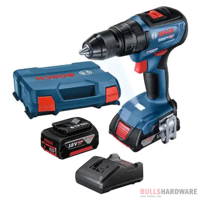 Bosch Cordless Impact Drill 18V Brushless 2.0Ah - Gsb 18V-50 With 2 Piece Battery (2.0Ah) & Charger
