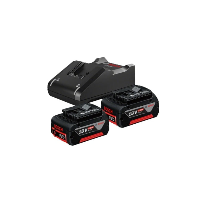 Bosch Fast Charger 18V + Battery Set, GAL 18V-40