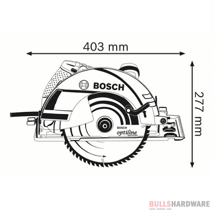 Bosch Circular Saw Machine 2050W 235Mm Gks 9 Power Tools