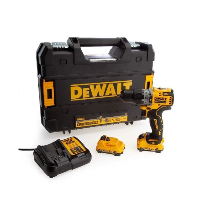 Dewalt 12v Brushless Hammer Drill Driver 2 x 2.0AH Batteries & Charger - DCD706D2-GB