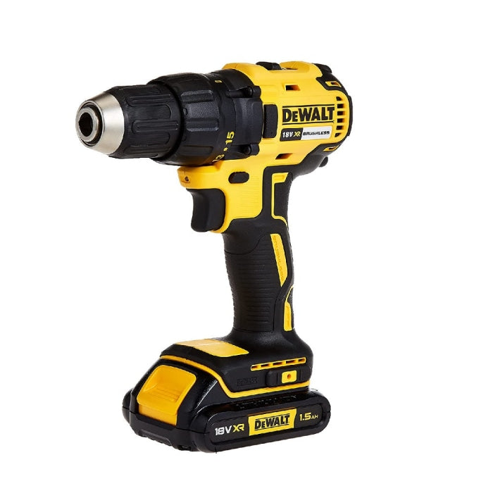 Dewalt 18v Brushless Drill Driver 2 x 1.5AH Batteries & Charger - DCD777S2-GB
