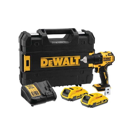 Dewalt 18v Brushless Ultra Compact Drill Driver 2 x 2.0AH Batteries & Charger - DCD708D2T-GB
