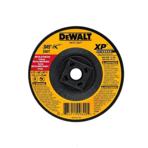 Dewalt Extra Thin Metal/SS Cutting Disc