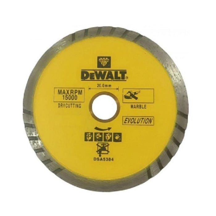 Dewalt Marble and Granite Cutting Disc - Hybrid Rim - LASER
