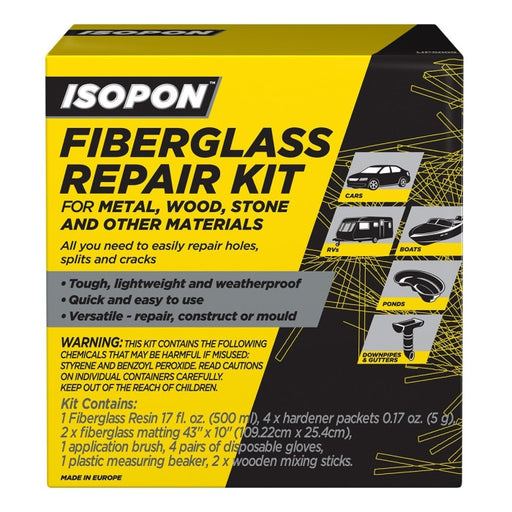 Fiberglass Repair Kit Isopon 500Ml