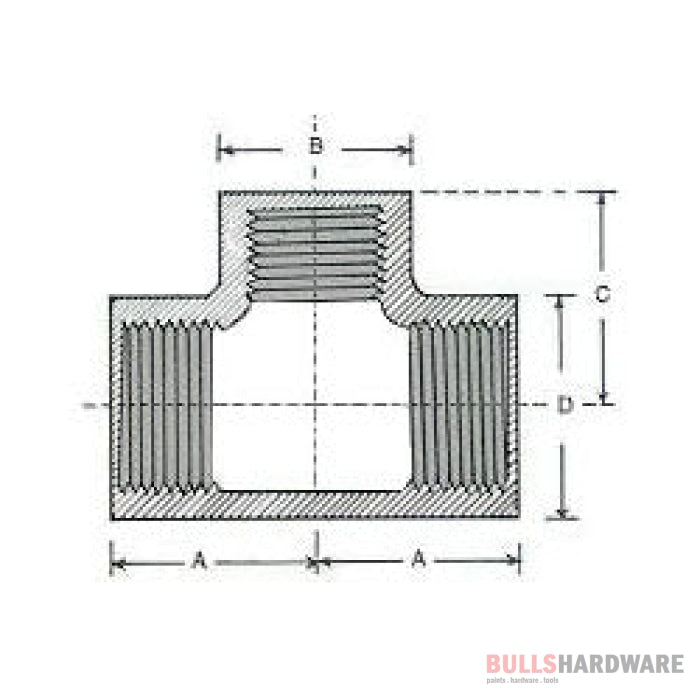 G.i.reducer Tee 1X0.50