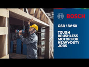 Bosch cordless impact drill 18v gsb 18 2li plus
