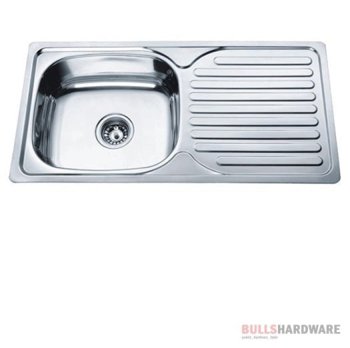 Kitchen Sink Single Bowl + Tray 86 X 43 Cm