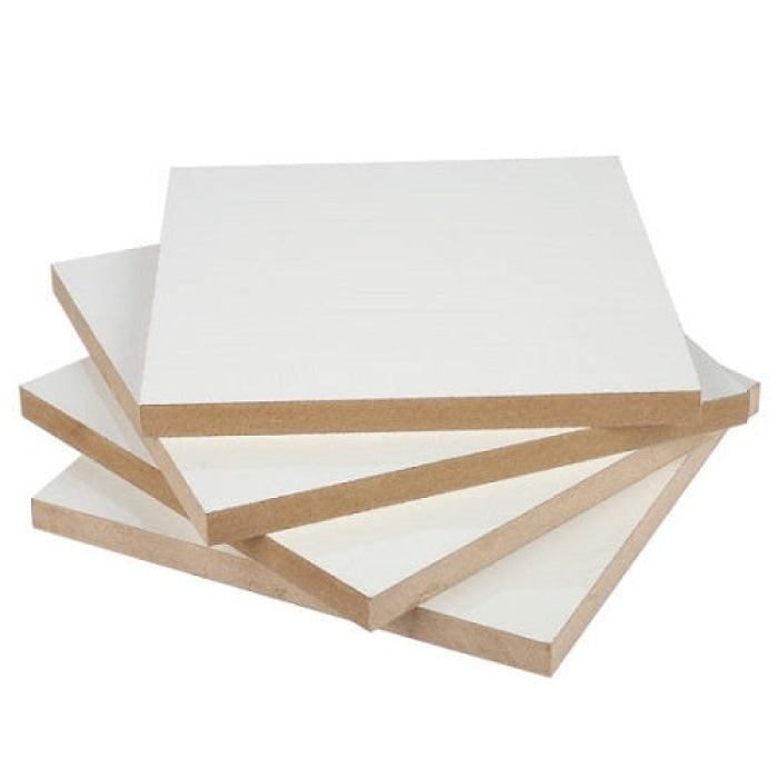 Mdf White Melamine Sheet 1.2M X 2.4M (Both Side) Wood / Timber