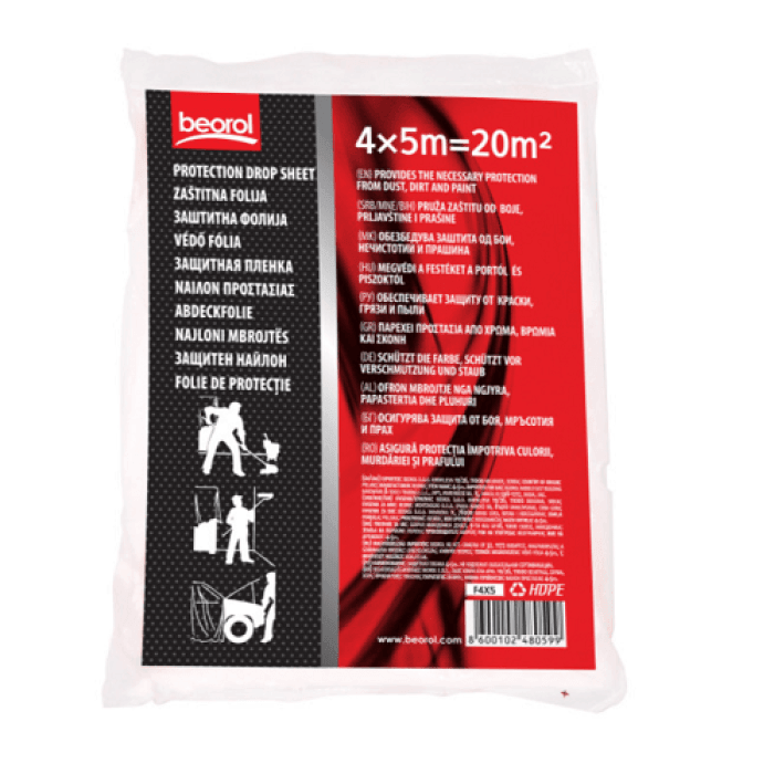 Plastic Protection Drop Sheet Painting Tools